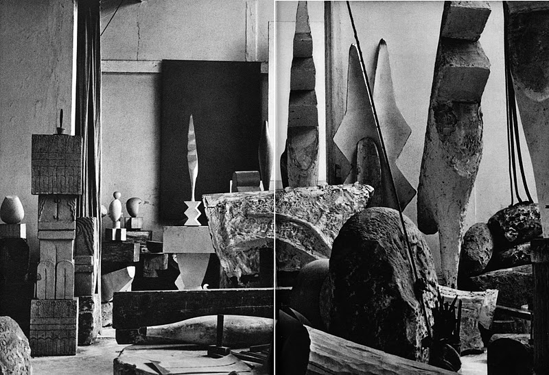 Constantin Brâncusi’s studio