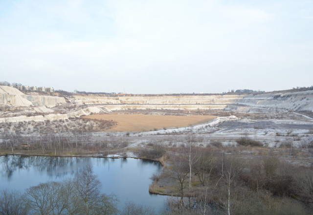 Limhamn quarry in Malmö, Sweden, 2015