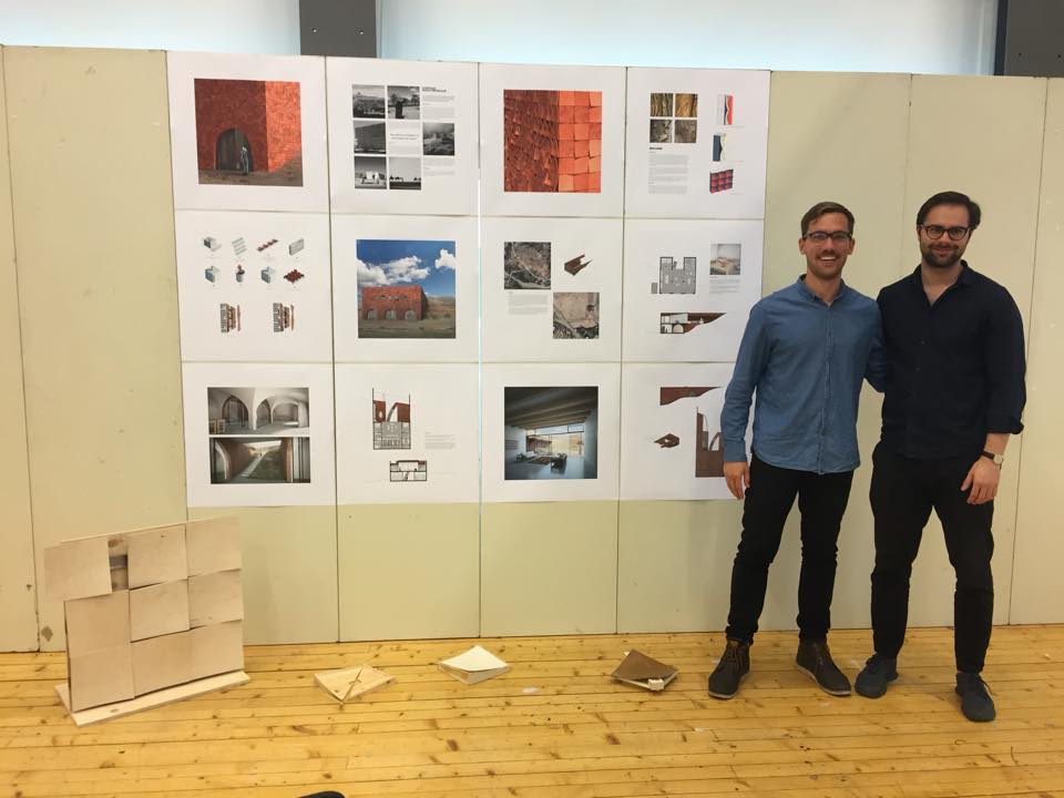 Jacob Turner and me after our final presentation 20.5.2016. 